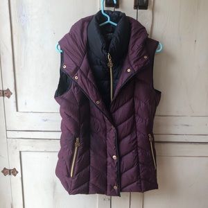 Michael Kors ultra light weight down filled vest